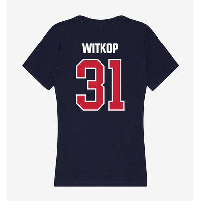 Richmond - NCAA Baseball : Paul Witkop - Women's V-Neck T-Shirt-1