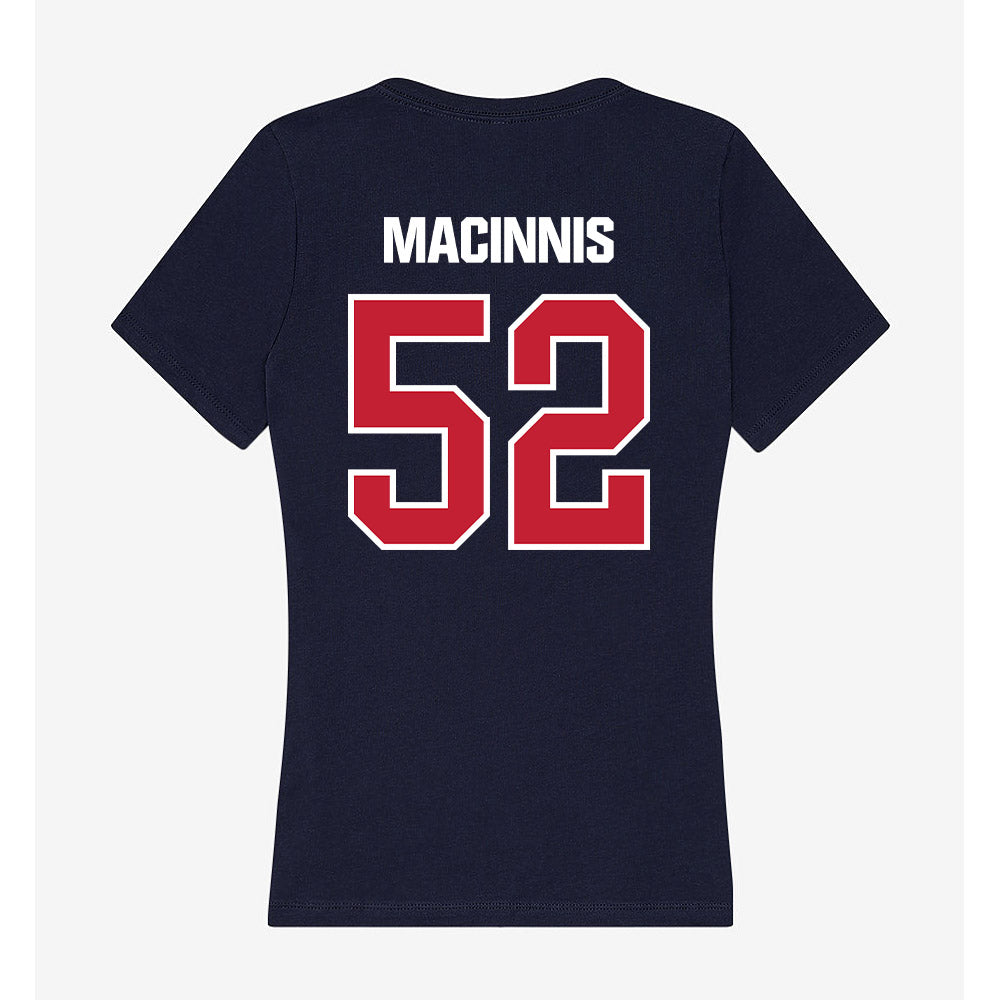 Richmond - NCAA Baseball : Spencer MacInnis - Women's V-Neck T-Shirt-1