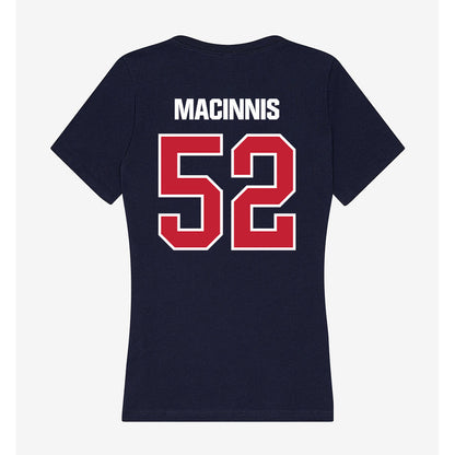 Richmond - NCAA Baseball : Spencer MacInnis - Women's V-Neck T-Shirt-1