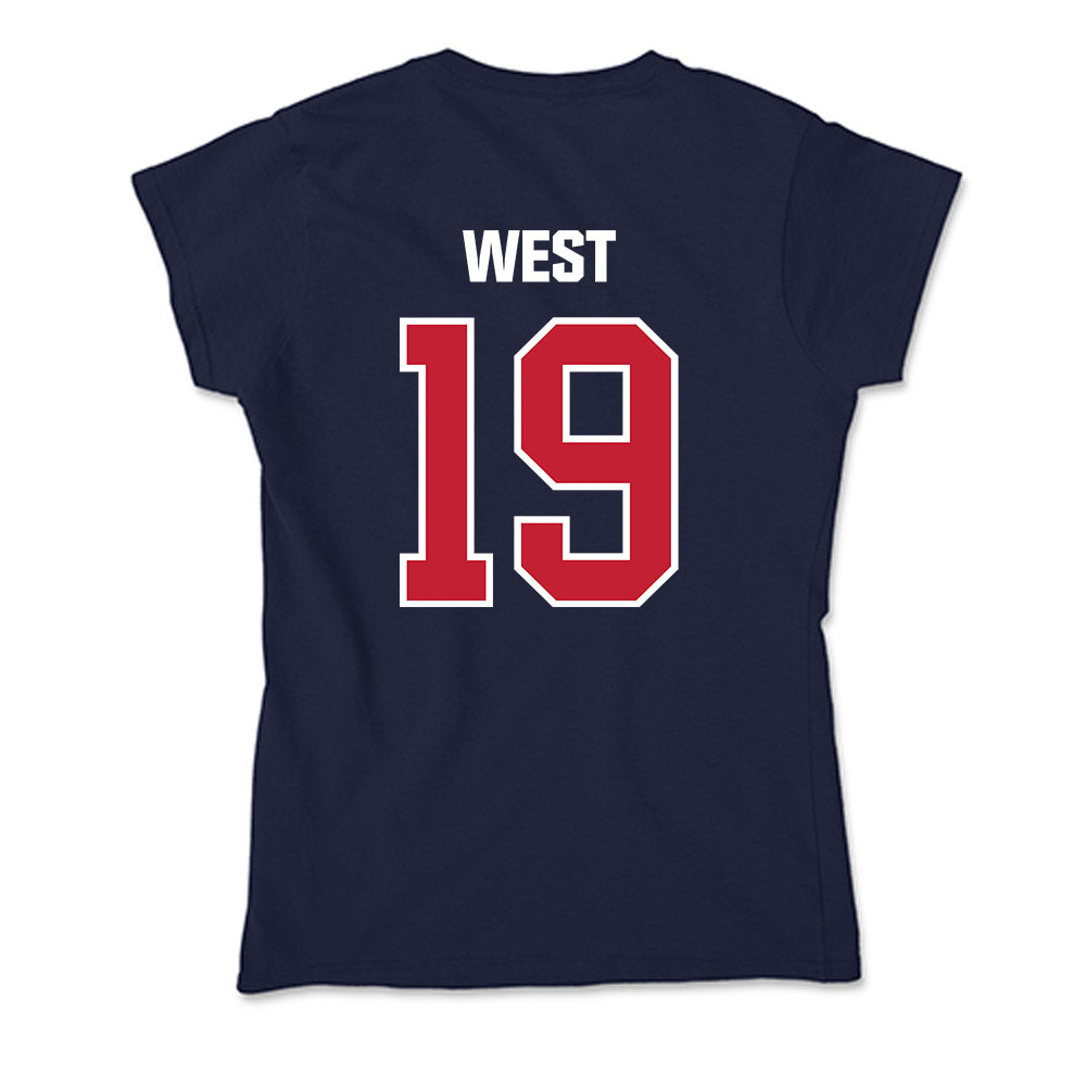 Richmond - NCAA Women's Soccer : Paige West - Soft Style Women’s T-Shirt-1