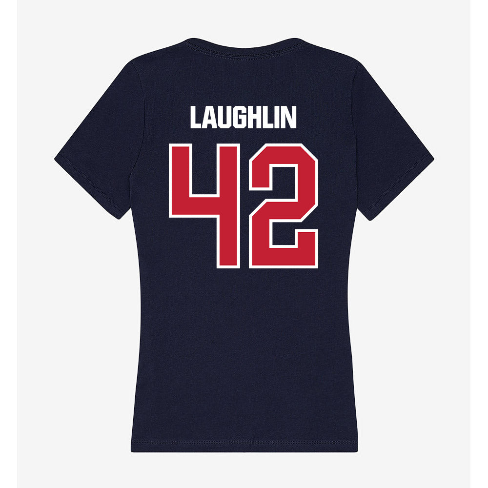 Richmond - NCAA Football : Brendan Laughlin - Women's V-Neck T-Shirt-1