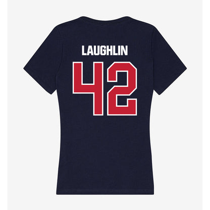 Richmond - NCAA Football : Brendan Laughlin - Women's V-Neck T-Shirt-1