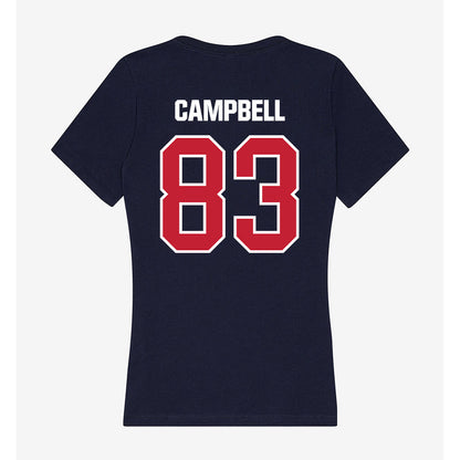 Richmond - NCAA Football : Ryan Campbell - Women's V-Neck T-Shirt-1