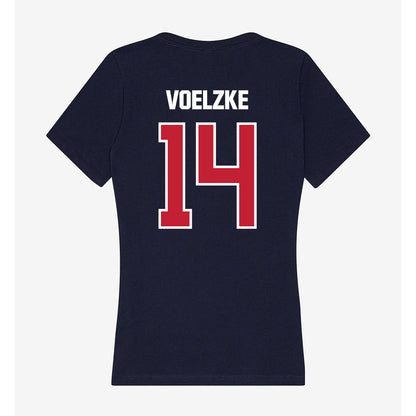 Richmond - NCAA Men's Lacrosse : Harrison Voelzke - Women's V-Neck T-Shirt-1