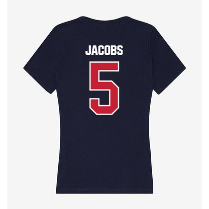 Richmond - NCAA Women's Lacrosse : Carolyn Jacobs - Women's V-Neck T-Shirt-1