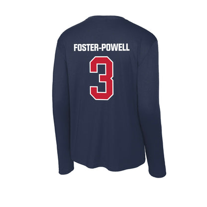 Richmond - NCAA Football : Aziz Foster-Powell - Activewear Long Sleeve T-Shirt-1