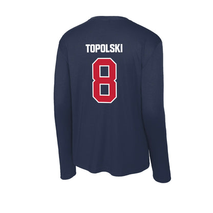 Richmond - NCAA Baseball : Chase Topolski - Activewear Long Sleeve T-Shirt-1