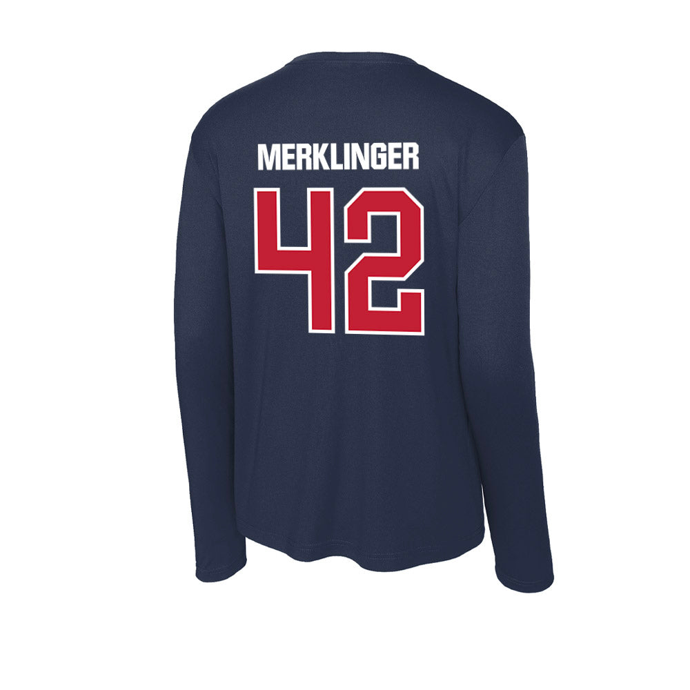 Richmond - NCAA Men's Lacrosse : Max Merklinger - Activewear Long Sleeve T-Shirt-1