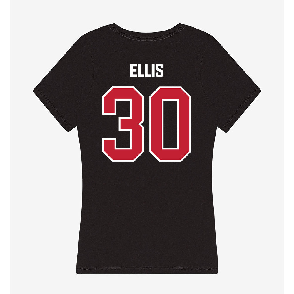 Northern Illinois - NCAA Football : Andruw Ellis - Women's V-Neck T-Shirt-1