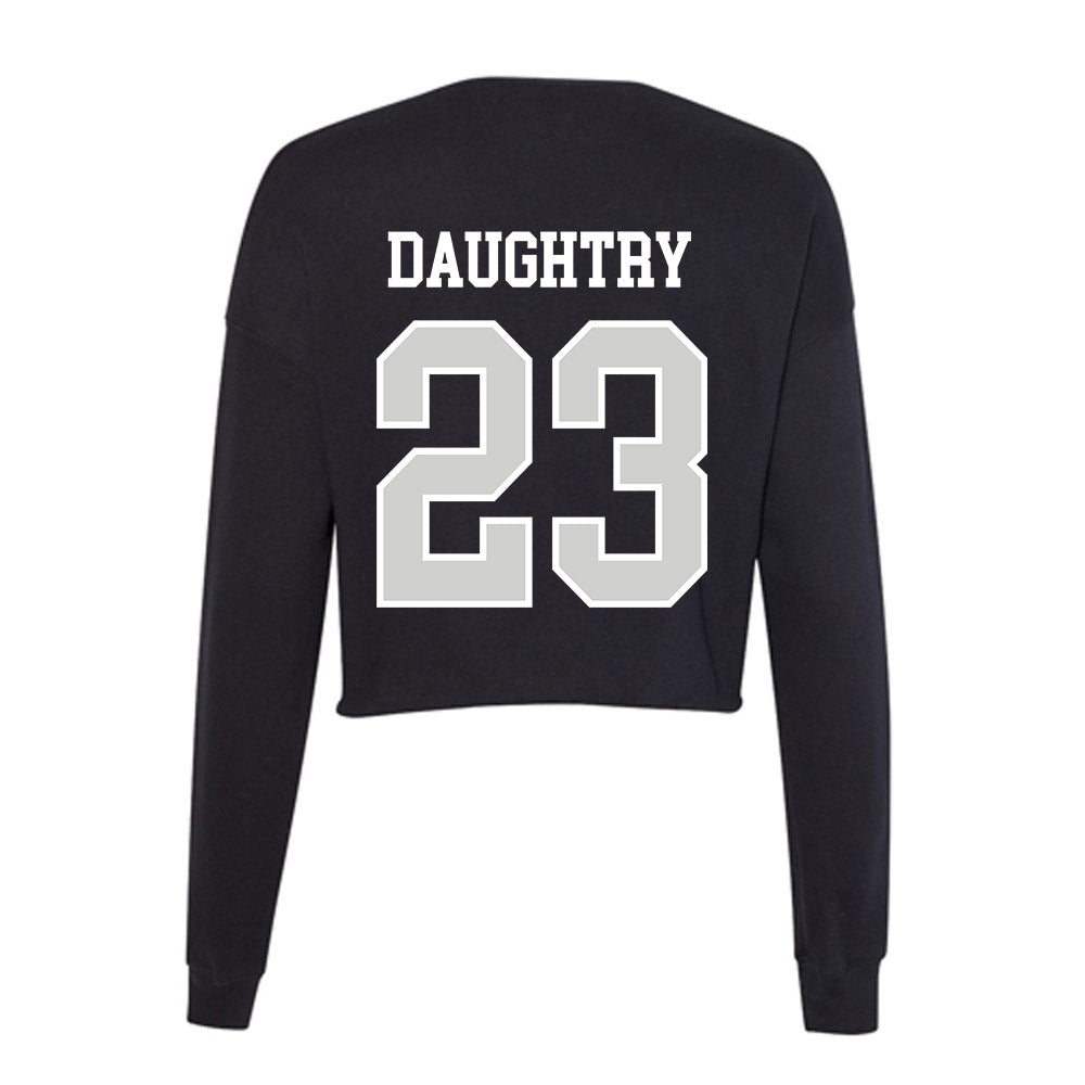 Indiana State - NCAA Men's Basketball : Jaden Daughtry - Women's Cropped Crew Fleece-1