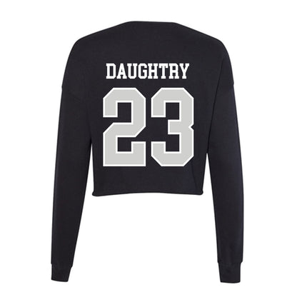 Indiana State - NCAA Men's Basketball : Jaden Daughtry - Women's Cropped Crew Fleece-1