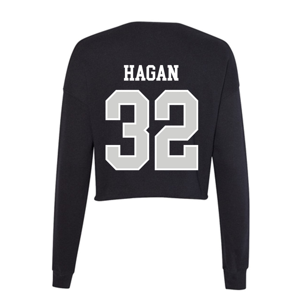 Indiana State - NCAA Football : Gavin Hagan - Women's Cropped Crew Fleece-1