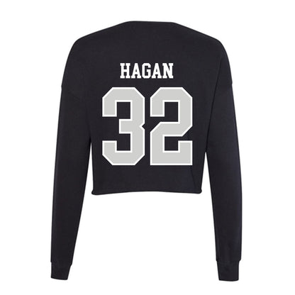 Indiana State - NCAA Football : Gavin Hagan - Women's Cropped Crew Fleece-1