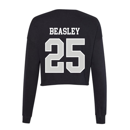 Indiana State - NCAA Football : Robert Beasley - Women's Cropped Crew Fleece-1