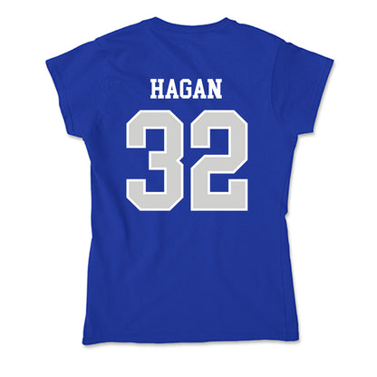 Indiana State - NCAA Football : Gavin Hagan - Soft Style Women’s T-Shirt-1