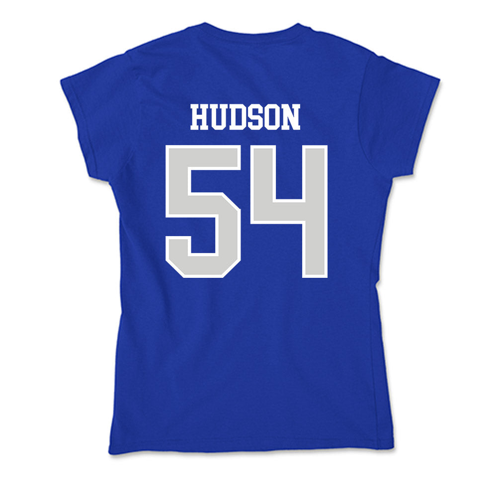 Indiana State - NCAA Football : Zeshaun Hudson - Soft Style Women’s T-Shirt-1