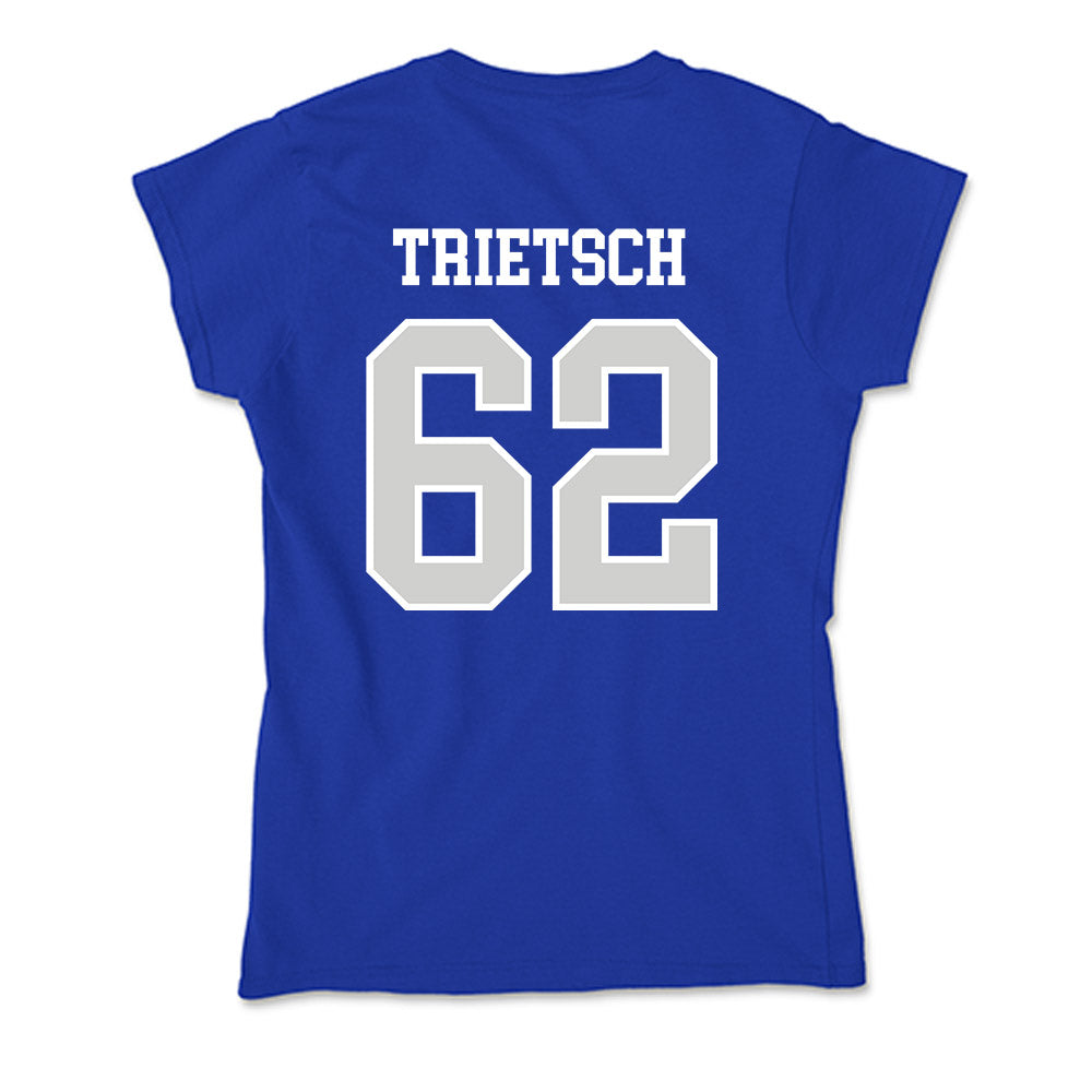 Indiana State - NCAA Football : Owen Trietsch - Soft Style Women’s T-Shirt-1