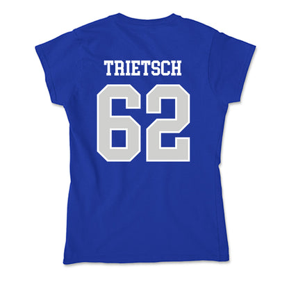 Indiana State - NCAA Football : Owen Trietsch - Soft Style Women’s T-Shirt-1