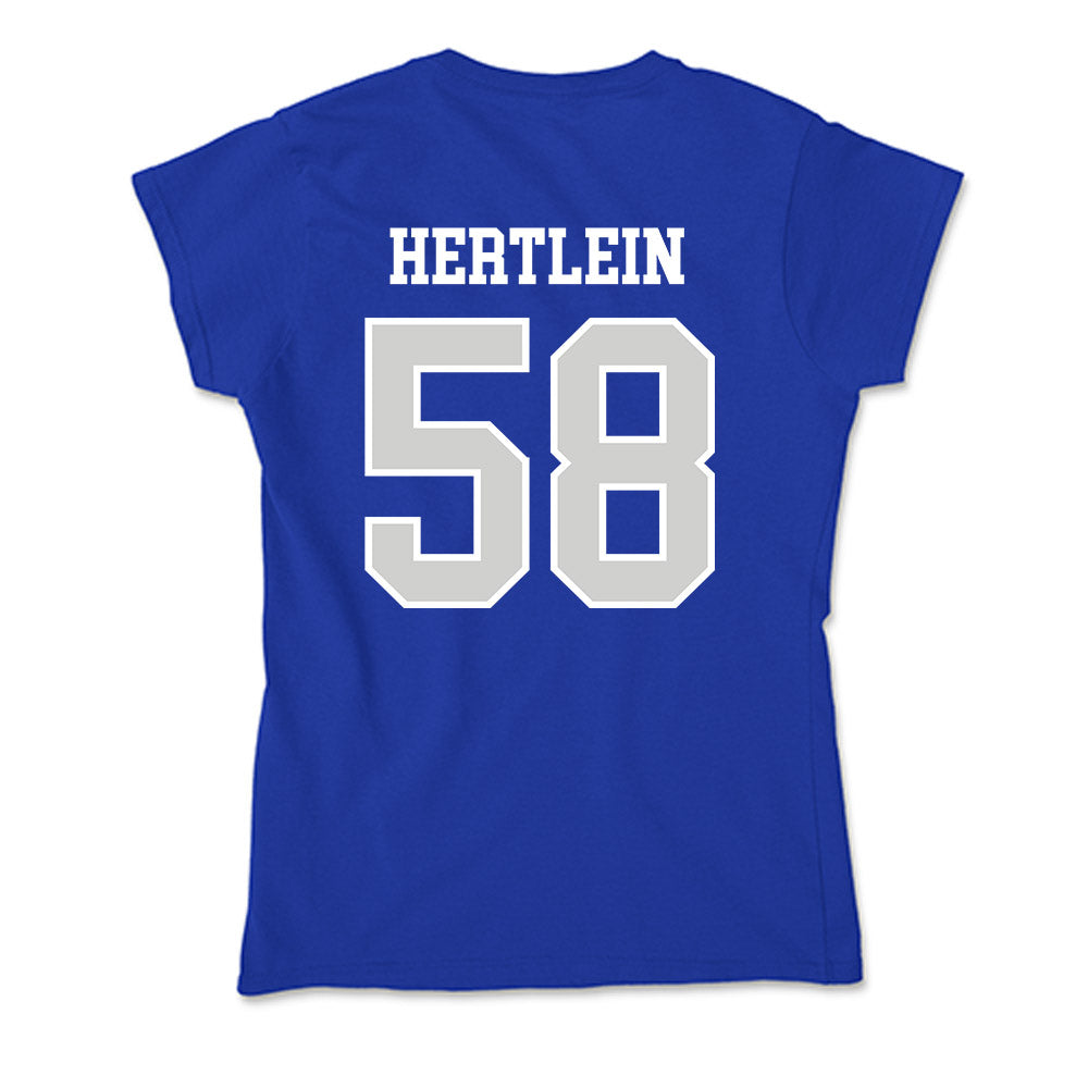 Indiana State - NCAA Football : Andy Hertlein - Soft Style Women’s T-Shirt-1