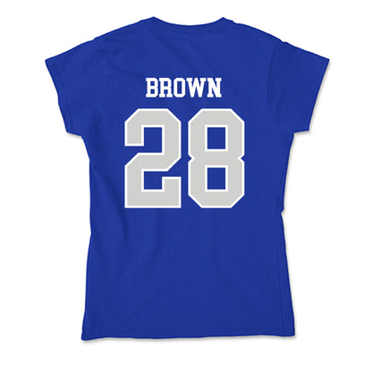 Indiana State - NCAA Football : Deion Brown - Soft Style Women’s T-Shirt-1