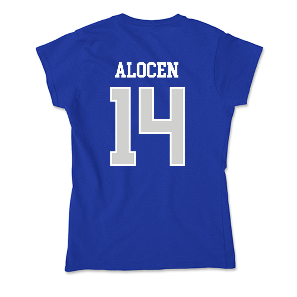 Indiana State - NCAA Men's Basketball : Bruno Alocen - Soft Style Women’s T-Shirt-1