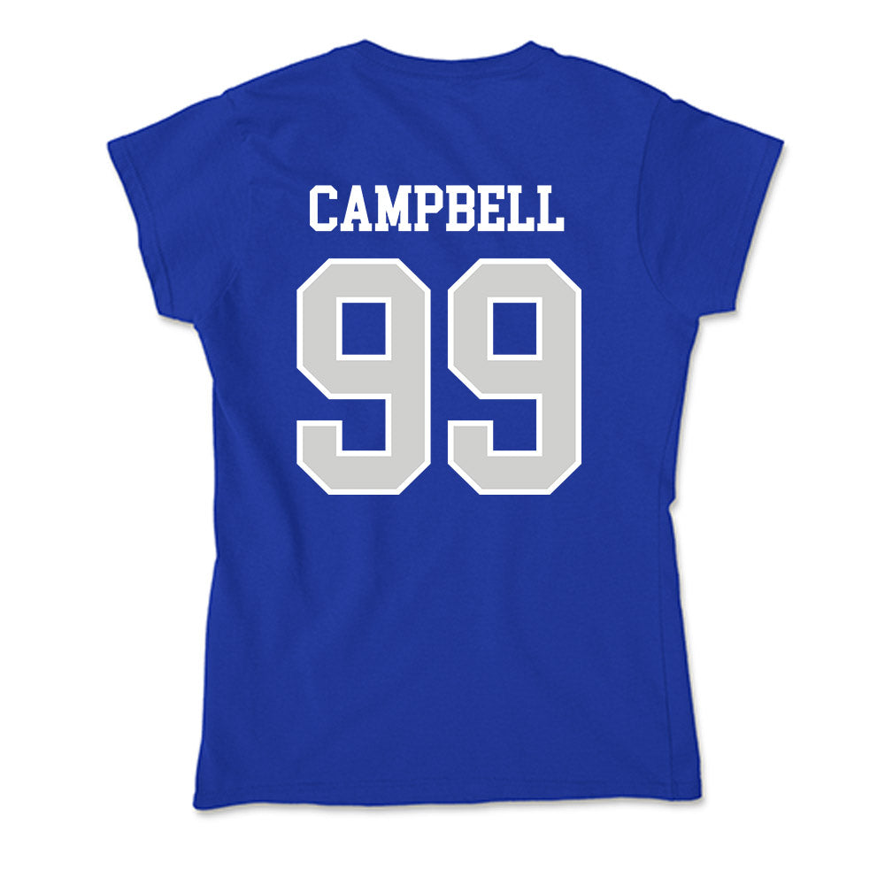 Indiana State - NCAA Football : Sirmaine Campbell - Soft Style Women’s T-Shirt-1
