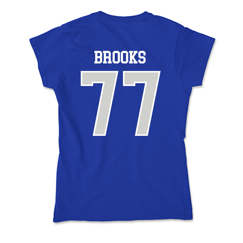 Indiana State - NCAA Football : RJ Brooks - Soft Style Women’s T-Shirt-1