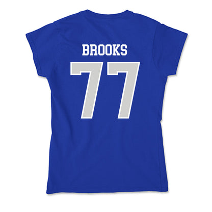 Indiana State - NCAA Football : RJ Brooks - Soft Style Women’s T-Shirt-1