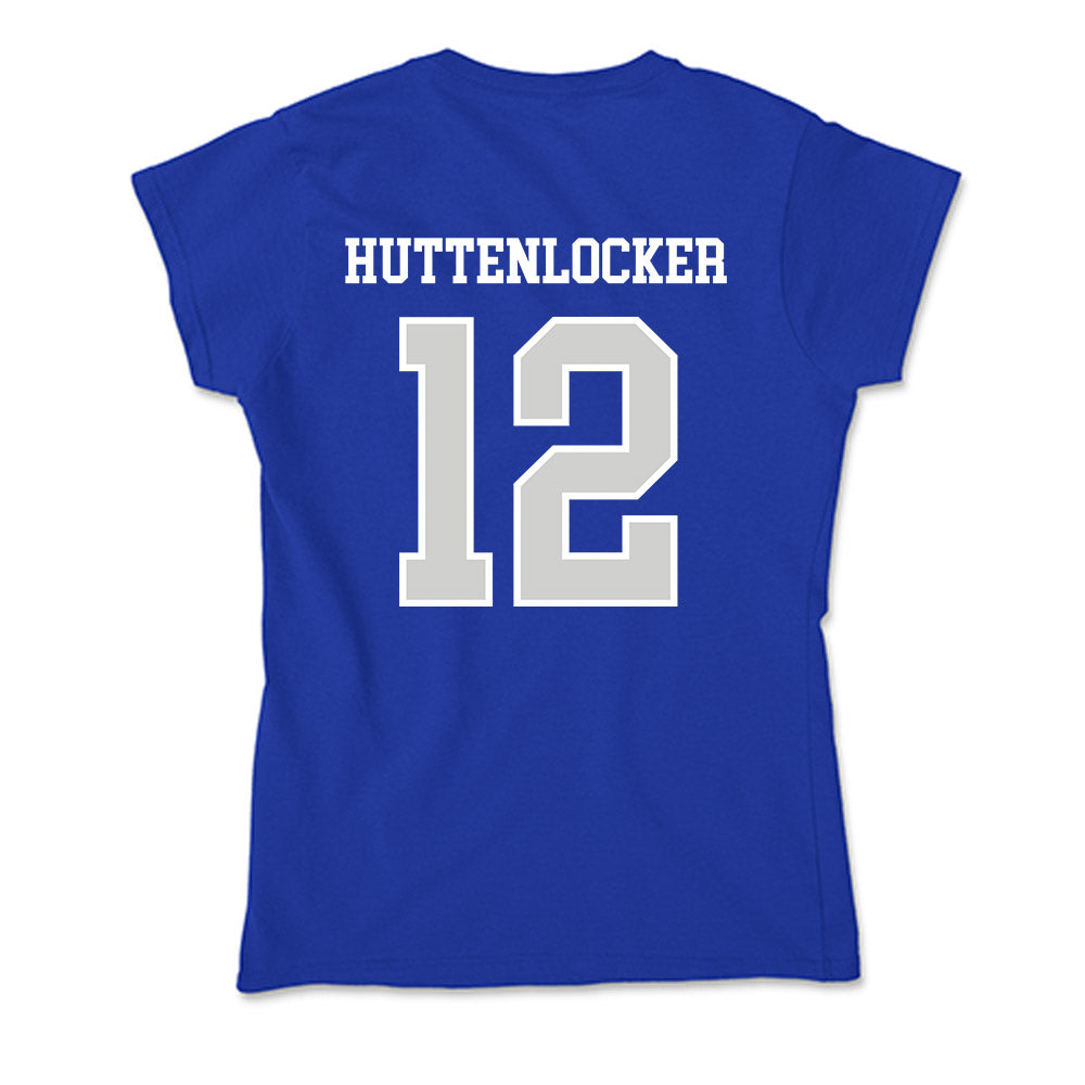 Indiana State - NCAA Men's Basketball : Caden Huttenlocker - Soft Style Women’s T-Shirt-1