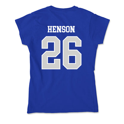 Indiana State - NCAA Softball : Lindsay Henson - Soft Style Women’s T-Shirt-1