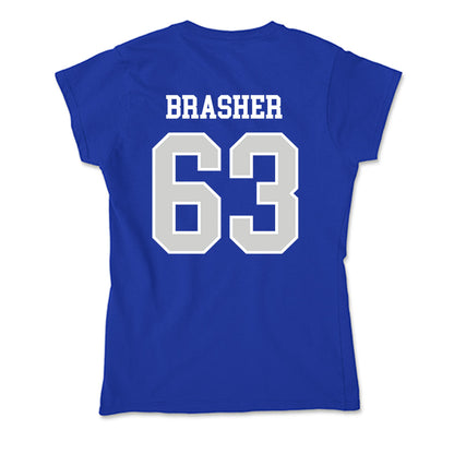 Indiana State - NCAA Football : Benjamin Brasher - Soft Style Women’s T-Shirt-1
