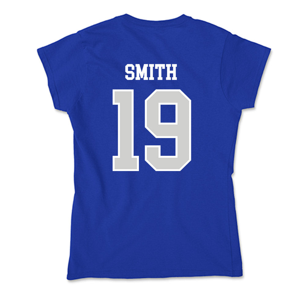Indiana State - NCAA Football : Zakiese Smith - Soft Style Women’s T-Shirt-1