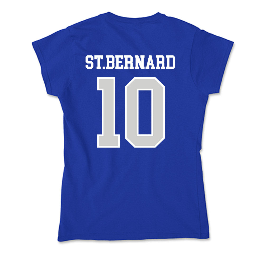 Indiana State - NCAA Men's Basketball : Enel St.bernard - Soft Style Women’s T-Shirt-1