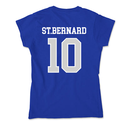Indiana State - NCAA Men's Basketball : Enel St.bernard - Soft Style Women’s T-Shirt-1