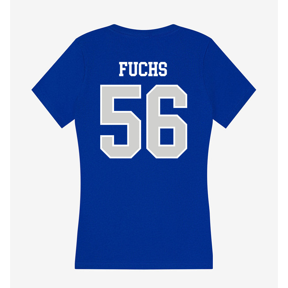 Indiana State - NCAA Football : Hank Fuchs - Women's V-Neck T-Shirt-1