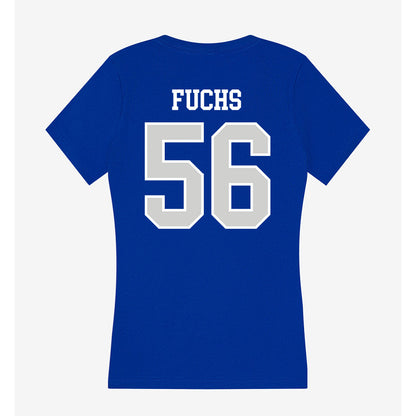 Indiana State - NCAA Football : Hank Fuchs - Women's V-Neck T-Shirt-1
