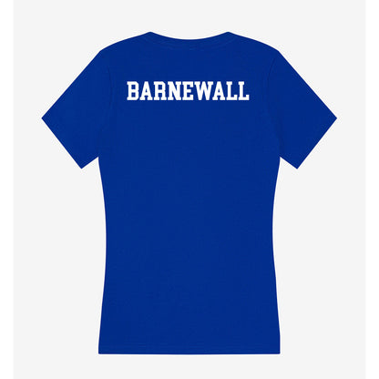 Indiana State - NCAA Men's Track & Field : Kieran Barnewall - Women's V-Neck T-Shirt-1
