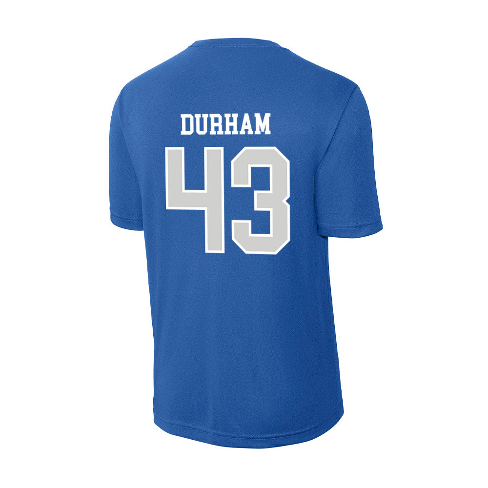 Indiana State - NCAA Football : Braydon Durham - Activewear T-Shirt-1