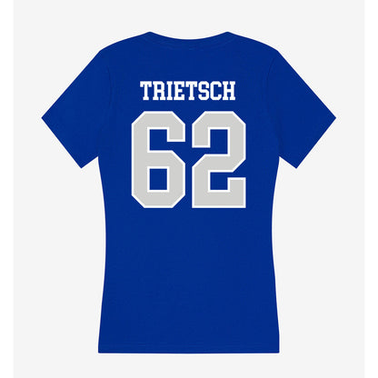 Indiana State - NCAA Football : Owen Trietsch - Women's V-Neck T-Shirt-1