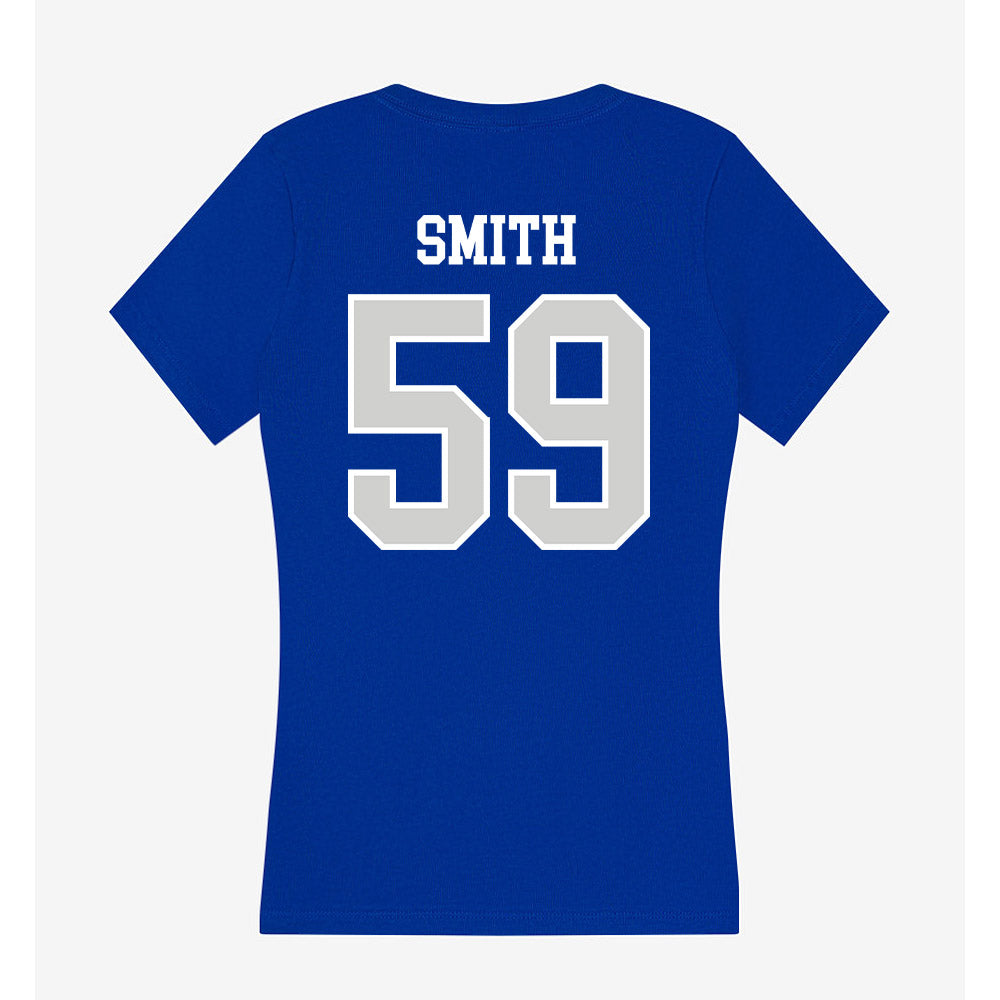 Indiana State - NCAA Football : Isaiah Smith - Women's V-Neck T-Shirt-1