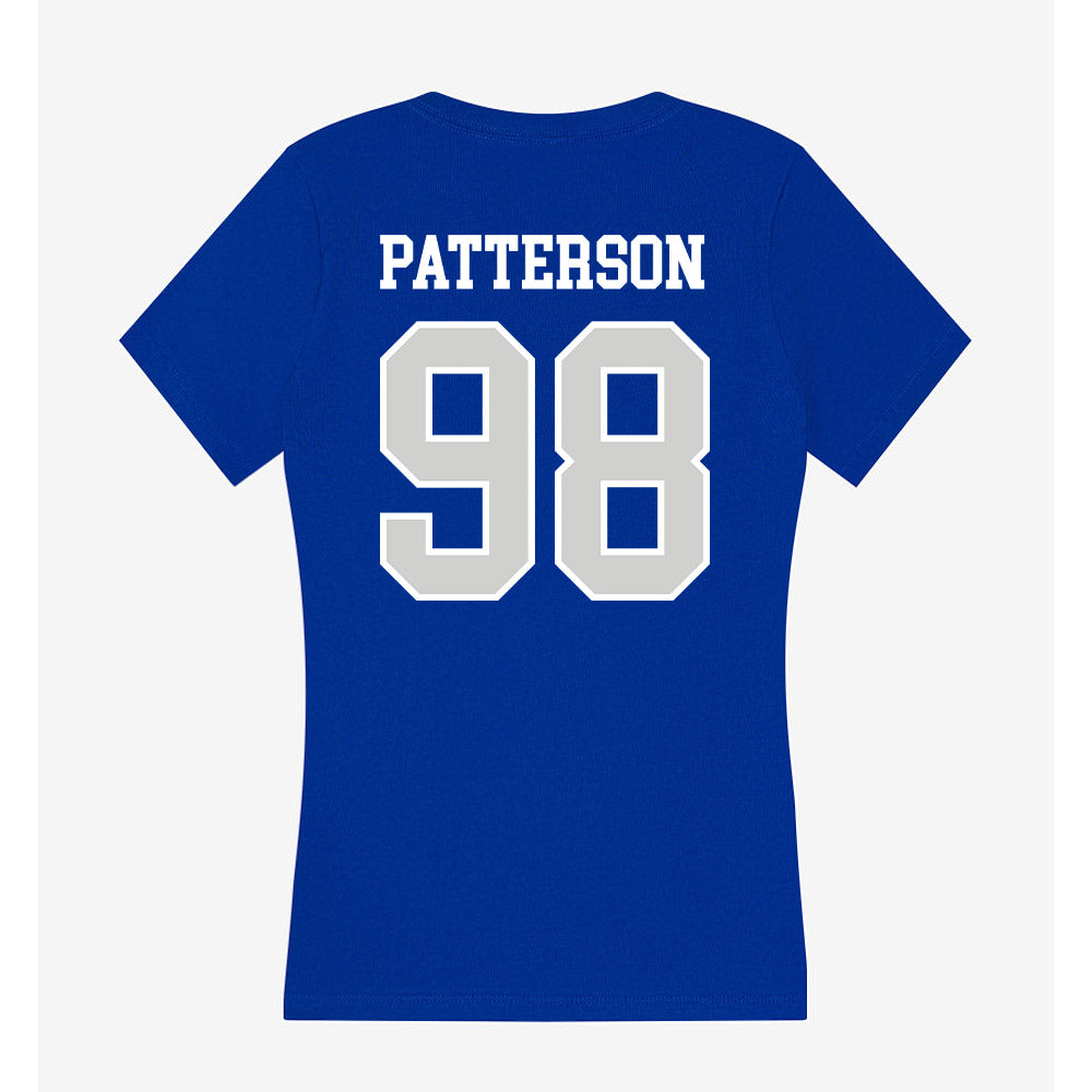 Indiana State - NCAA Football : Bryce Patterson - Women's V-Neck T-Shirt-1