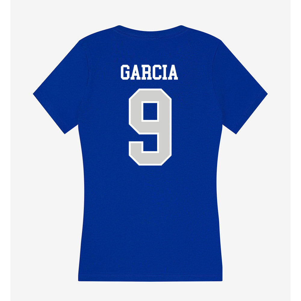 Indiana State - NCAA Baseball : Nomar Garcia - Women's V-Neck T-Shirt-1