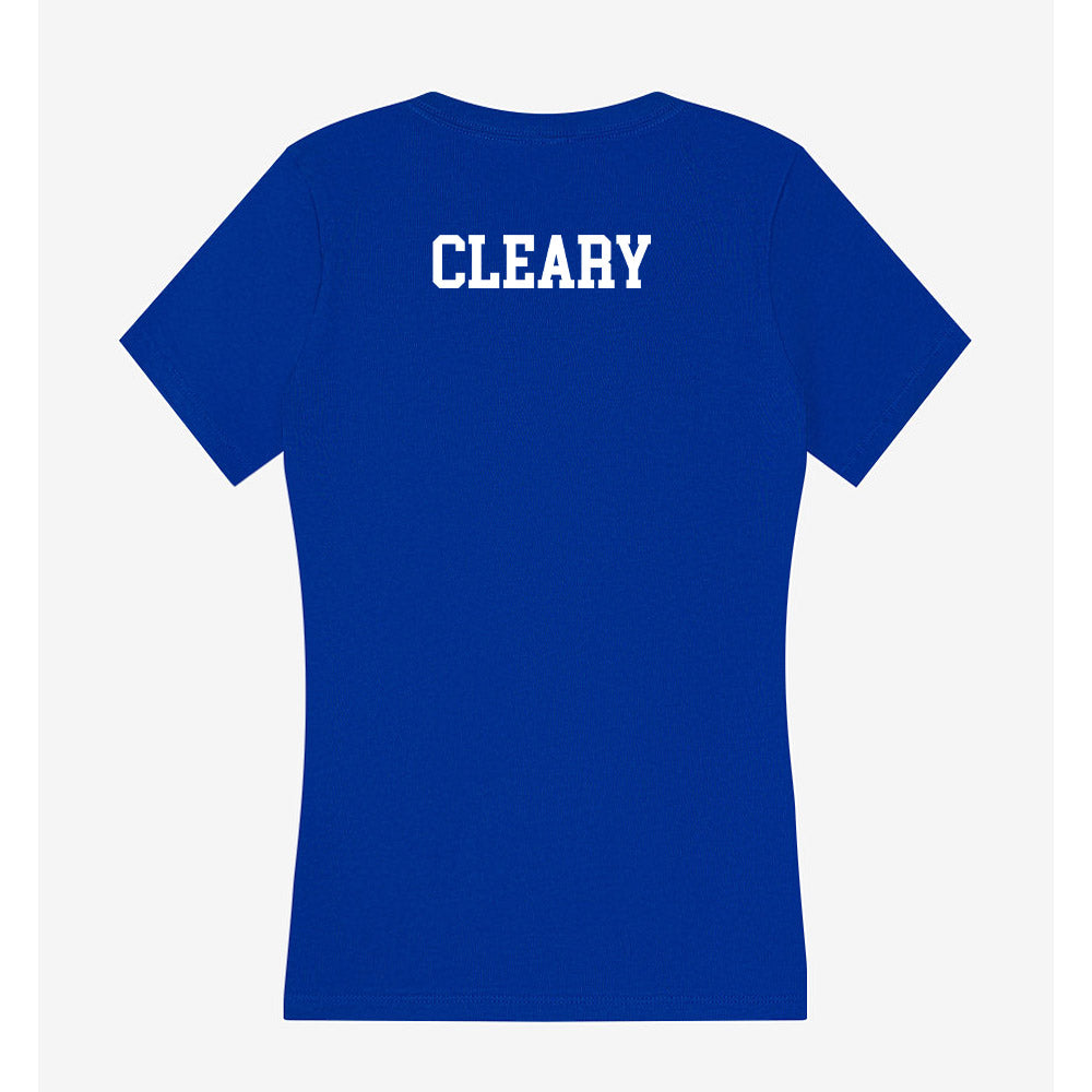 Indiana State - NCAA Women's Swimming & Diving : Bree Cleary - Women's V-Neck T-Shirt-1