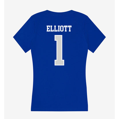 Indiana State - NCAA Women's Soccer : Rosemary Elliott - Women's V-Neck T-Shirt-1