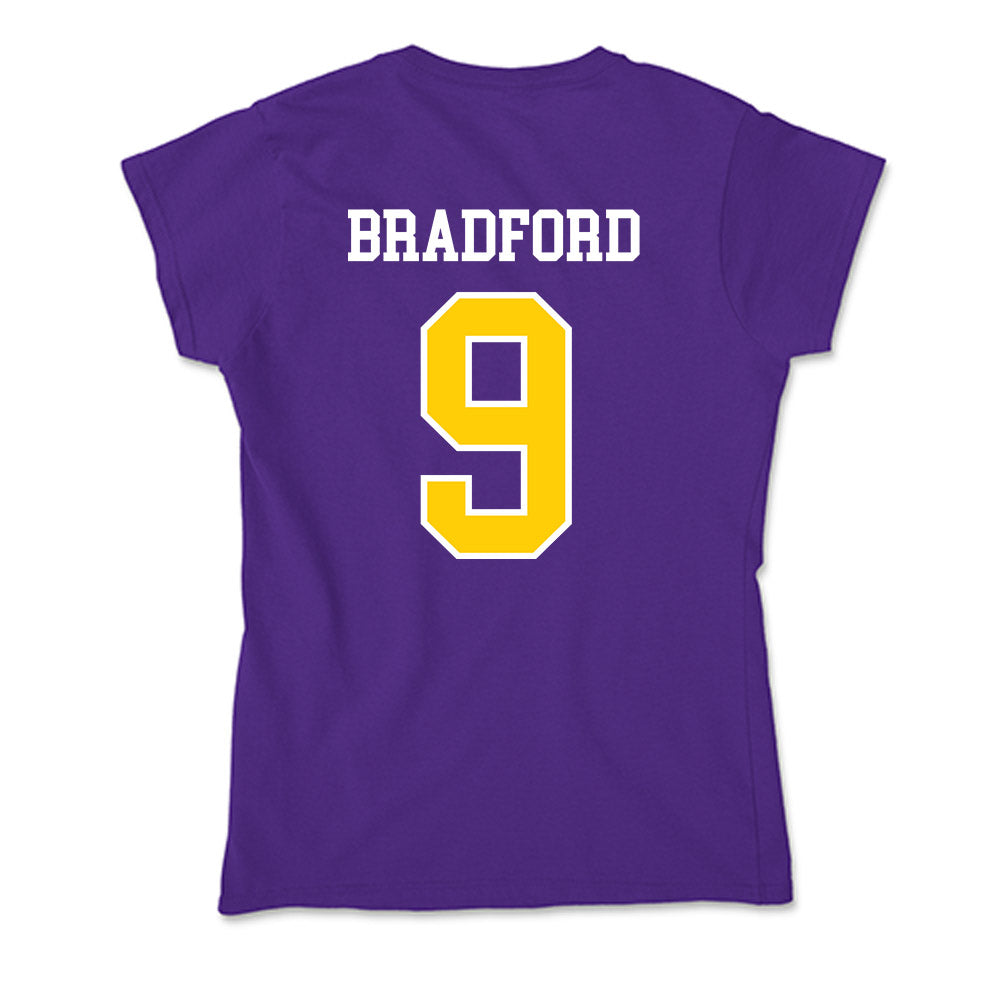 WIU - NCAA Football : Peyton Bradford - Soft Style Women’s T-Shirt-1