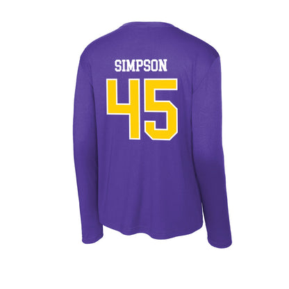 WIU - NCAA Softball : Hannah Simpson - Activewear Long Sleeve T-Shirt-1