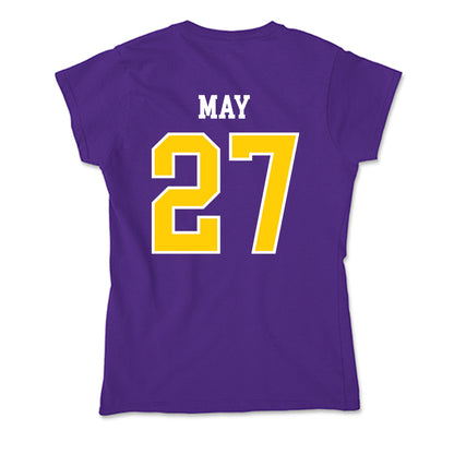 WIU - NCAA Football : Harlon May - Soft Style Women’s T-Shirt-1