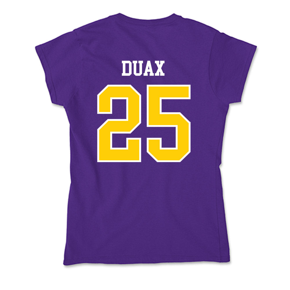 WIU - NCAA Men's Soccer : Ty Duax - Soft Style Women’s T-Shirt-1