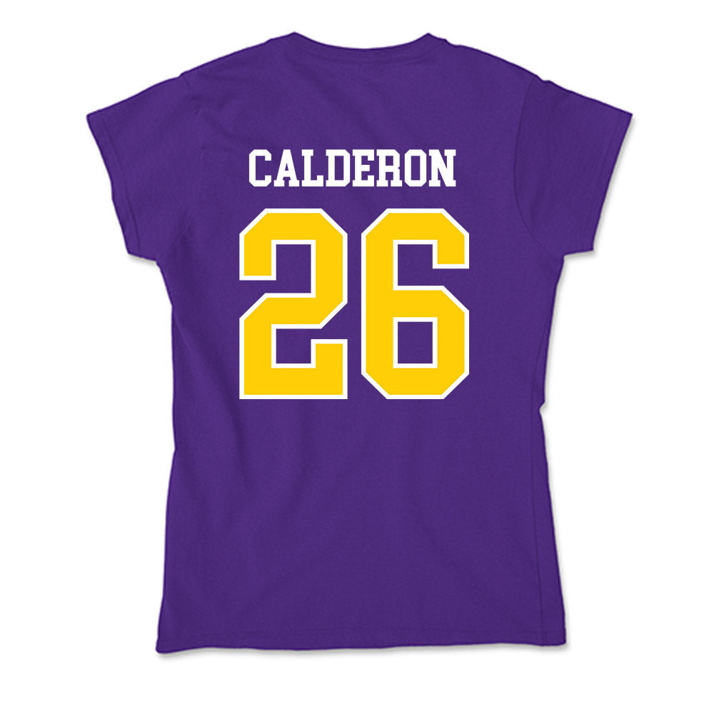 WIU - NCAA Men's Soccer : Miles Calderon - Soft Style Women’s T-Shirt-1