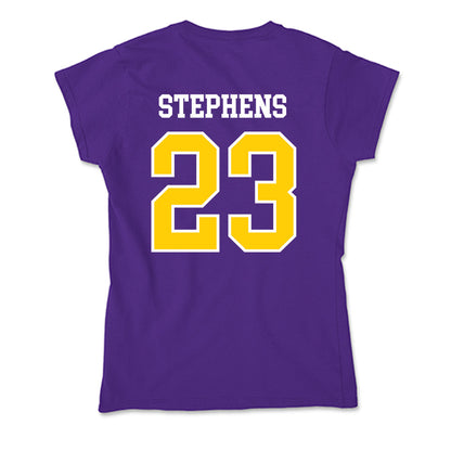 WIU - NCAA Men's Basketball : Danny Stephens - Soft Style Women’s T-Shirt-1